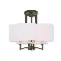 Deals 🤩 Livex Home Basics 5-Light Chandelier Brushed Nickel ✔️