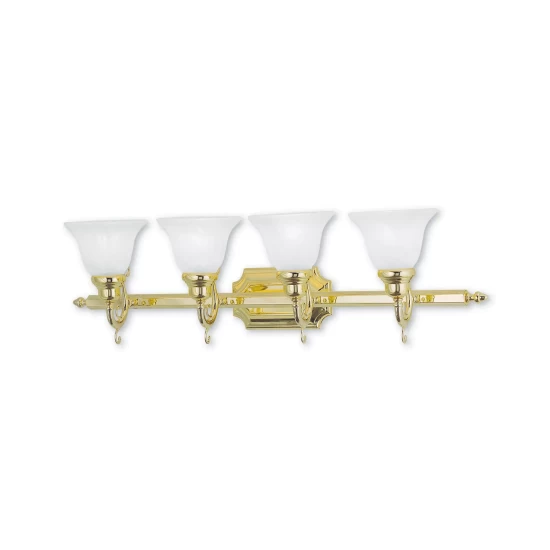 Top 10 โ๏ธ Livex French Regency 4-Light Bath Vanity Fixture Polished Brass โ๏ธ - Image 2
