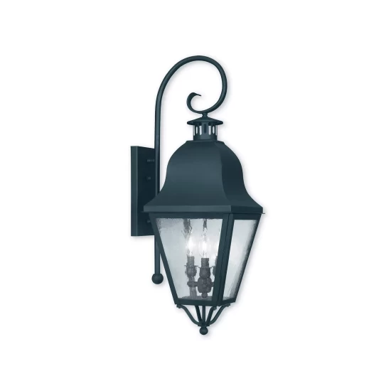 Outlet ๐ฅฐ Livex Amwell 3-Light Outdoor Wall Lantern Charcoal ๐ - Image 2