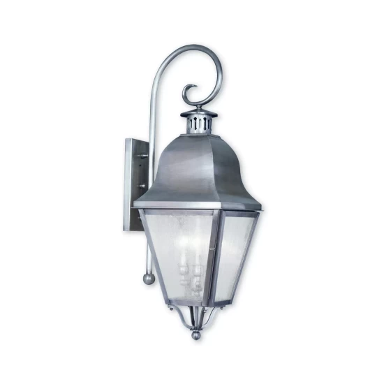 Outlet ๐ฅฐ Livex Amwell 3-Light Outdoor Wall Lantern Charcoal ๐ - Image 4