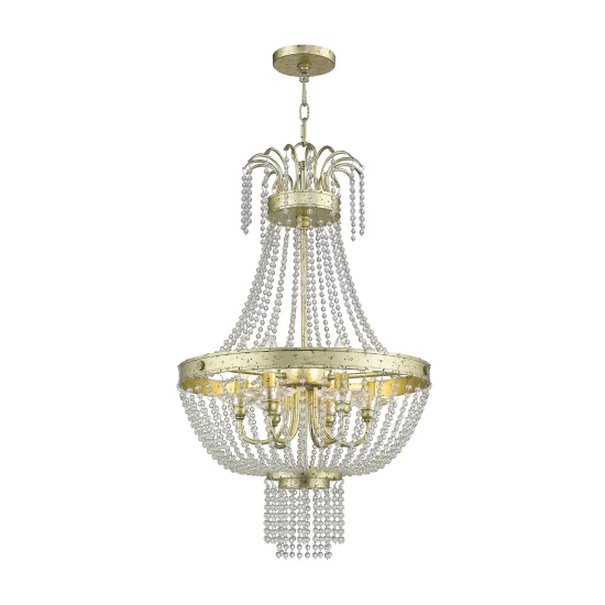 Budget π Livex Valentina 6-Light Pendant Brushed Nickel π - Image 3