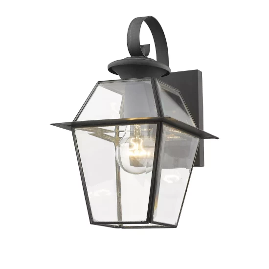 Budget 🛒 Livex Westover 1-Light Outdoor Wall Lantern Brushed Nickel 🌟 - Image 10