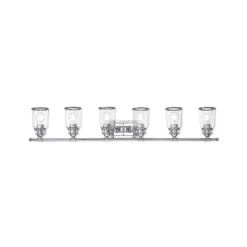 Brand new 💯 Livex Jefferson 3-Light 14 Ceiling Mount Polished Nickel 🔔