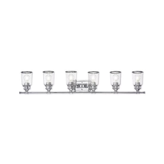 Best Pirce ๐ Livex Lawrenceville 6-Light Bath Vanity Fixture Polished Chrome โค๏ธ - Image 2