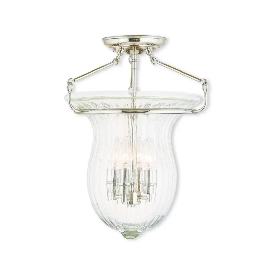 New โค๏ธ Livex French Regency 3-Light Bath Vanity Fixture Brushed Nickel ๐ - Image 6