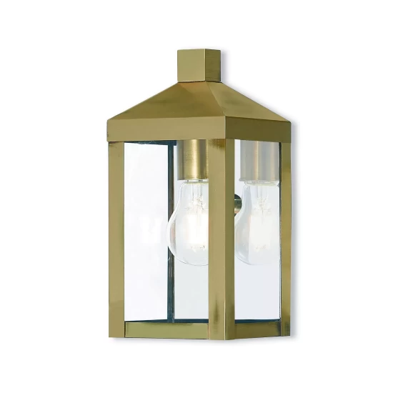 Best reviews of ๐ Livex Nyack 1-Light Outdoor Wall Lantern Bronze โญ - Image 2