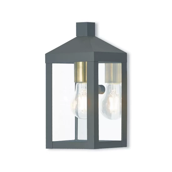 Best reviews of ๐ Livex Nyack 1-Light Outdoor Wall Lantern Bronze โญ - Image 4