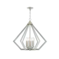 Wholesale 👍 Livex Grammercy 6-Light Chandelier Winter Gold 👏