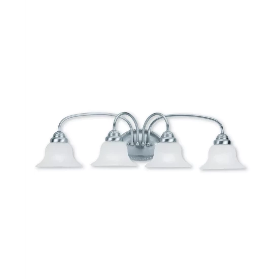 Buy ๐ Livex Edgemont 4-Light Bath Vanity Fixture Polished Chrome ๐ - Image 4