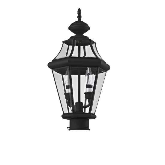 Cheap ๐ Livex Georgetown 2-Light Outdoor Post Lantern Black โญ - Image 5
