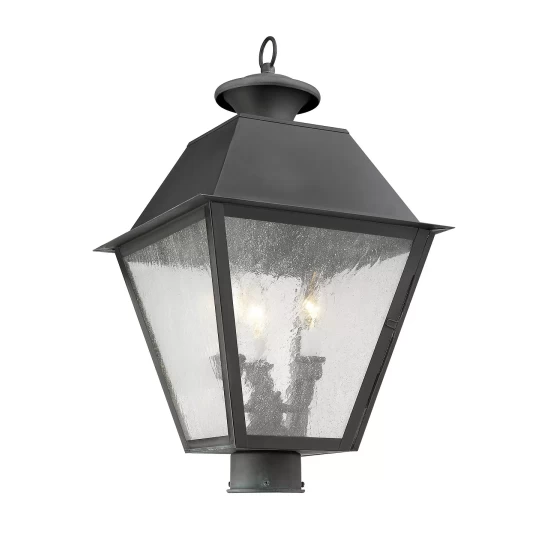 Deals 🤩 Livex CLOSEOUT! Home Basics 2-Light Convertible Mini Pendant/Ceiling Mount Black 😉 - Image 8