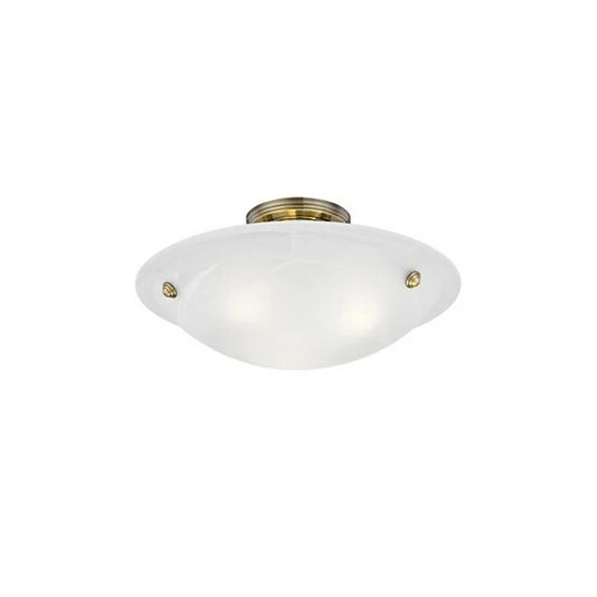 Hot Sale π Livex Oasis 3-Light 7 Large Ceiling Mount Antique Brass π - Image 3