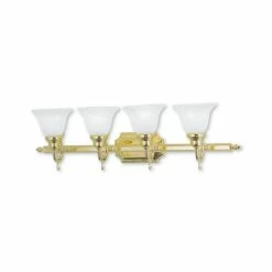 Top 10 โ๏ธ Livex French Regency 4-Light Bath Vanity Fixture Polished Brass โ๏ธ
