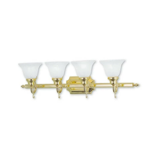 Top 10 โ๏ธ Livex French Regency 4-Light Bath Vanity Fixture Polished Brass โ๏ธ