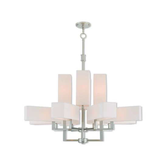 Discount π₯ Livex Oasis 1-Light 8 Wall Sconce Brushed Nickel 𧨠- Image 4