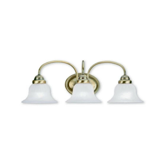 Best deal โ Livex Edgemont 3-Light Bath Vanity Fixture Brushed Nickel ๐