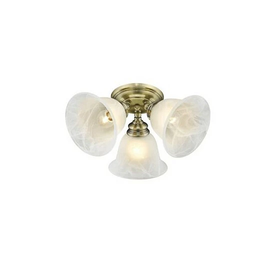 New ๐งจ Livex Essex 3-Light Ceiling Mount Antique Brass ๐ - Image 3