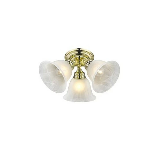 New ๐งจ Livex Essex 3-Light Ceiling Mount Antique Brass ๐ - Image 8