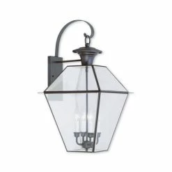 Best Sale 🔥 Livex Westover 4-Light Outdoor Wall Lantern Bronze 😍