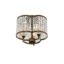 Best reviews of 🔔 Livex Williamsburgh 5-Light Convertible Mini Chandelier/Ceiling Mount Polished Brass 🎉