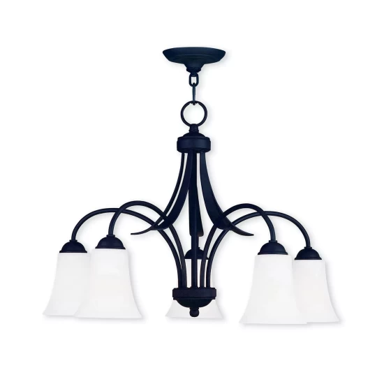 Coupon 🥰 Livex Livingston 4-Light Convertible Pendant/Ceiling Mount Polished Brass 🔥 - Image 2