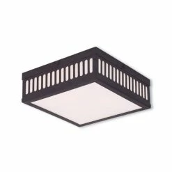 Cheapest 🤩 Livex Prentice 3-Light Ceiling Mount Bronze 👏