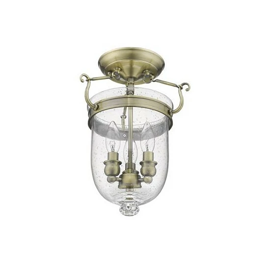Best reviews of ๐ Livex Jefferson 3-Light 14 Ceiling Mount Polished Brass ๐ - Image 7