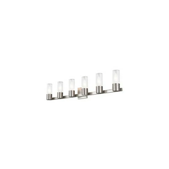 Deals ๐ฏ Livex Midtown 6-Light Bath Vanity Fixture Brushed Nickel ๐ - Image 2