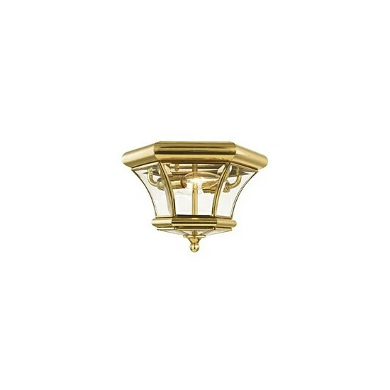 Cheapest โญ Livex Monterey 2-Light Ceiling Mount Polished Brass ๐ - Image 7