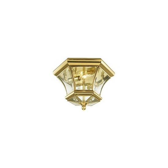 Cheapest โญ Livex Monterey 2-Light Ceiling Mount Polished Brass ๐ - Image 8