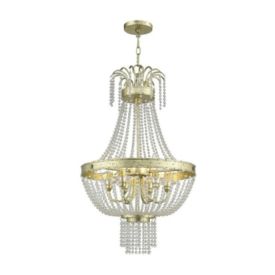 Budget π Livex Valentina 6-Light Pendant Brushed Nickel π - Image 2