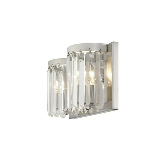 Outlet 👏 Livex Ashton 2-Light Bath Vanity Fixture Brushed Nickel 🔥 - Image 4