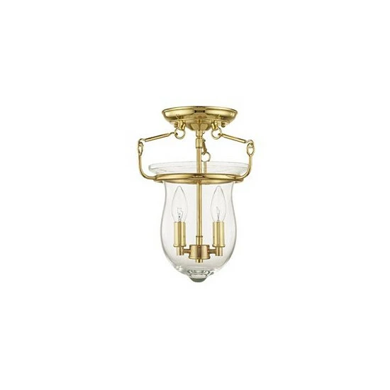 Best reviews of ๐ Livex CLOSEOUT! Canterbury 2-Light Ceiling Mount Polished Nickel โ๏ธ - Image 2