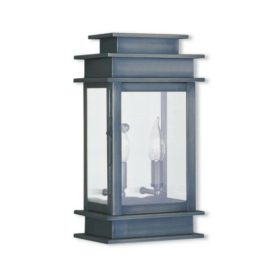 Cheap 💯 Livex Princeton 2-Light Outdoor 14 Wall Lantern Antique Brass ❤️