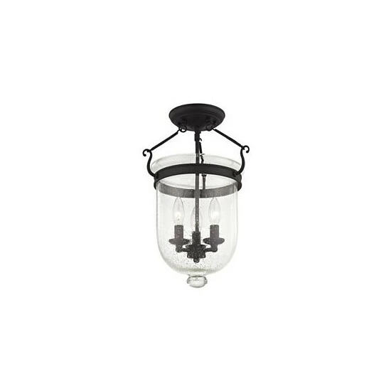 Budget ๐งจ Livex Jefferson 3-Light 17 Ceiling Mount Black ๐ - Image 5