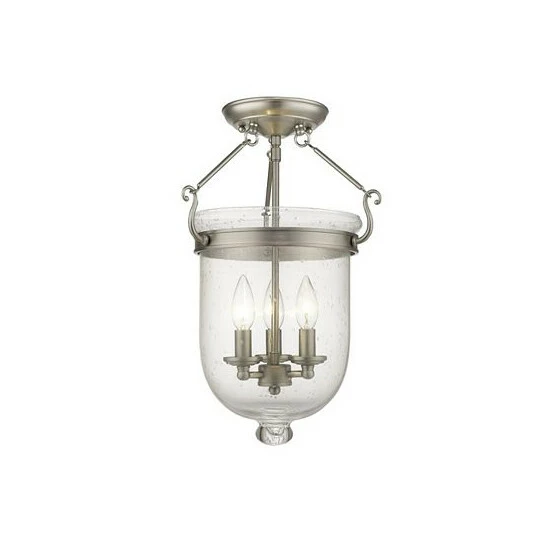 Budget ๐งจ Livex Jefferson 3-Light 17 Ceiling Mount Black ๐ - Image 6