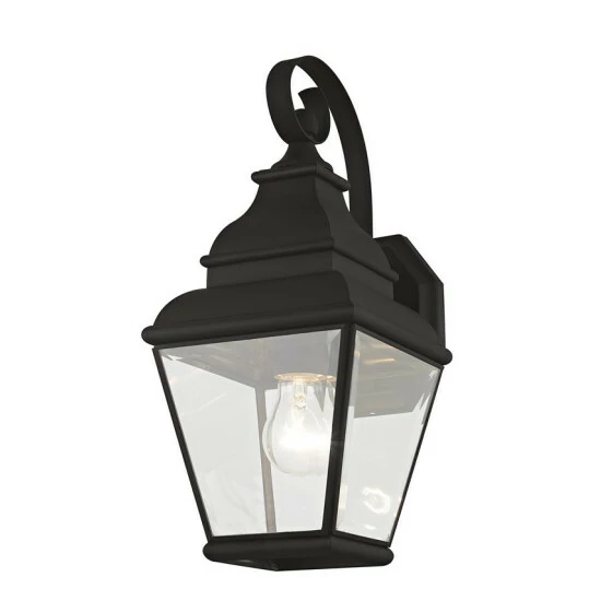 Outlet ๐คฉ Livex Exeter 1-Light Outdoor Wall Lantern Antique Brass ๐ - Image 5