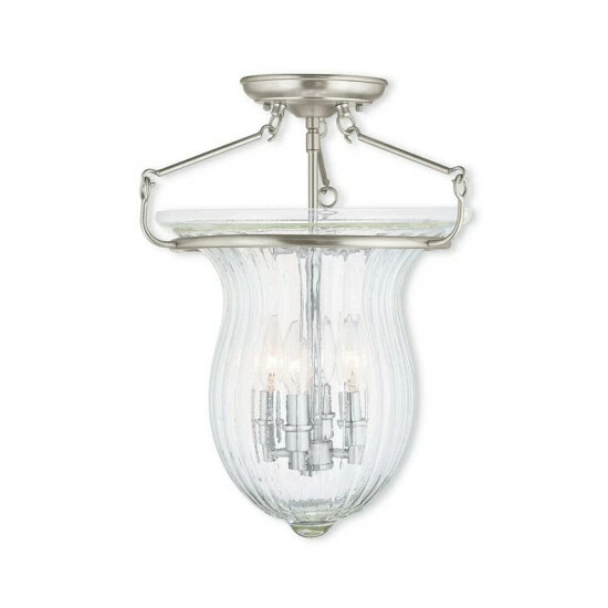 Best reviews of โจ Livex CLOSEOUT! Andover 4-Light Ceiling Mount Polished Nickel ๐คฉ
