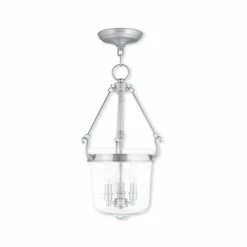Flash Sale 💯 Livex CLOSEOUT! Rockford 3-Light 20.5 Pendant Bronze 😀