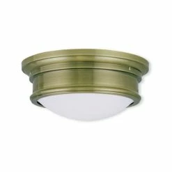 Cheapest ✔️ Livex Astor 2-Light Ceiling Mount Brushed Nickel 🌟