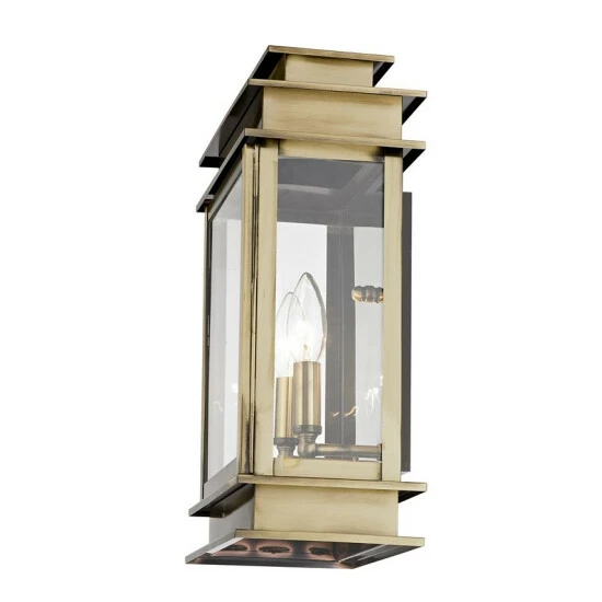 Cheapest ๐ Livex Princeton 2-Light Outdoor 15.25 Wall Lantern Antique Brass โ๏ธ - Image 4