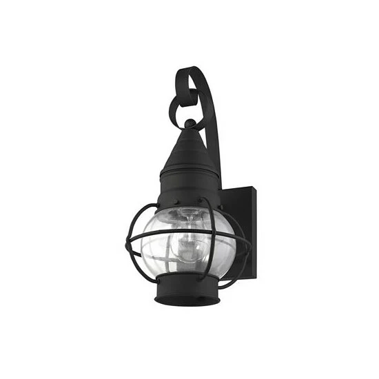 Hot Sale ✨ Livex Newburyport 1-Light 13.75 Wall Lantern Brushed Nickel ✨ - Image 2