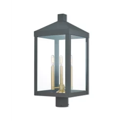 Flash Sale 🌟 Livex Oasis 3-Light Ceiling Mount Antique Brass 😉