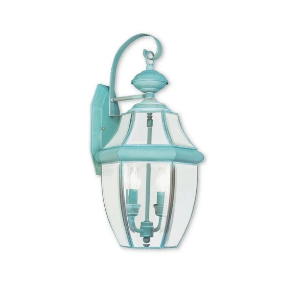 Best deal ๐ Livex Monterey 2-Light Outdoor Wall Lantern White ๐