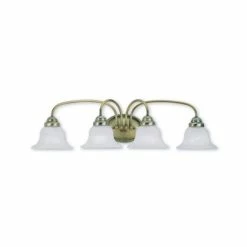 Buy ๐ Livex Edgemont 4-Light Bath Vanity Fixture Polished Chrome ๐