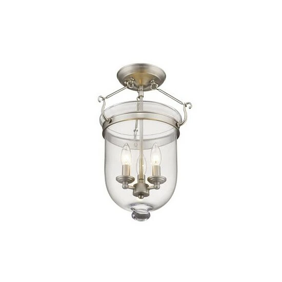 Promo ๐ Livex Jefferson 3-Light 17 Ceiling Mount Black ๐ - Image 7