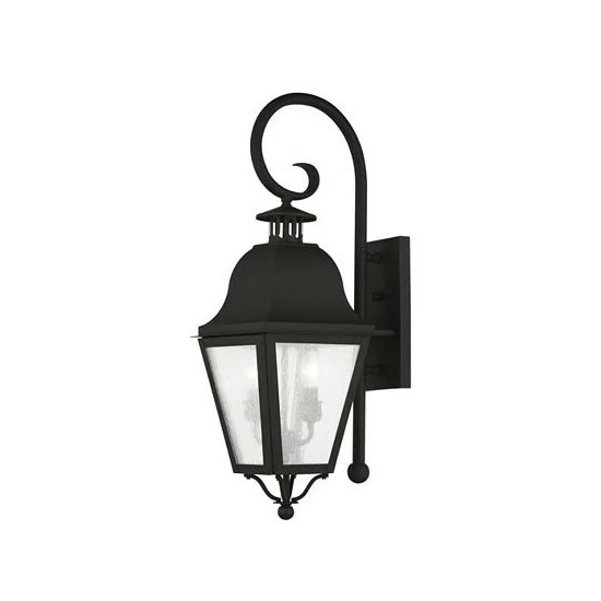Buy ⭐ Livex CLOSEOUT! Amwell 2-Light Outdoor Wall Lantern Vintage Pewter 🧨 - Image 2