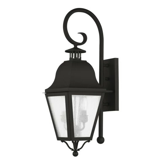 Buy ⭐ Livex CLOSEOUT! Amwell 2-Light Outdoor Wall Lantern Vintage Pewter 🧨 - Image 4