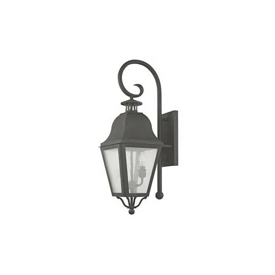 Buy ⭐ Livex CLOSEOUT! Amwell 2-Light Outdoor Wall Lantern Vintage Pewter 🧨 - Image 8