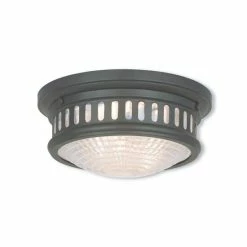 Outlet 🎉 Livex Berwick 2-Light Ceiling Mount Bronze 😍